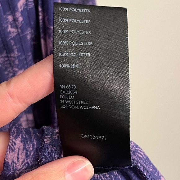 Free People These Dreams Mini Violet Dress Size Large - Picture 14 of 16